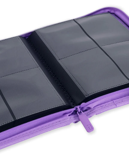 Vault X  - Exo-Tech Zip Binder 4 Pocket - JUST PURPLE
