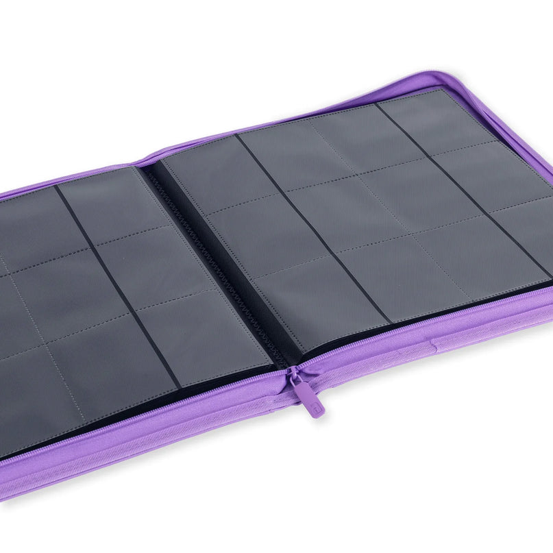 Vault X - Exo-Tech Zip Binder 12 Pocket - JUST PURPLE
