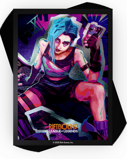 Riftbound: League of Legends - Origins Jinx Art Sleeves (100ct)