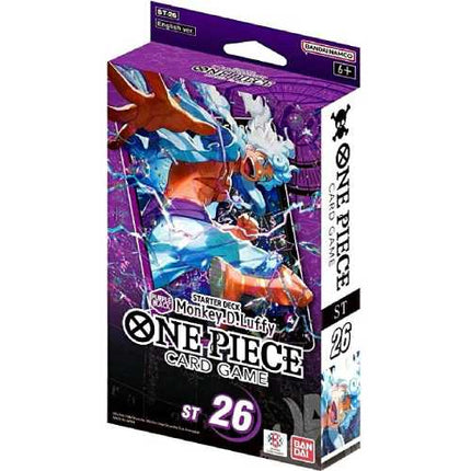 RELEASE 6th JUNE 2025: One Piece - Trading Card Game - Monkey. D. Luffy Starter Deck (ST-26)