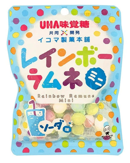 Mikakuto Rainbow Ramune Soda Flavoured Mini Tablet Candy (UHA)