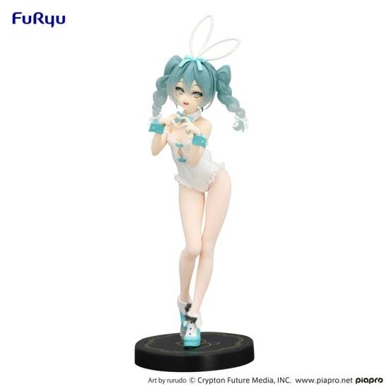 Hatsune Miku - Rurudo Ver. BiCute Bunnies- White colour- PVC Statue 27 cm (FURYU)