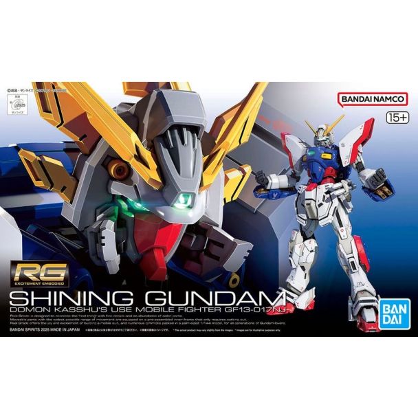 1/144 RG Shining Gundam Model Kit (BANDAI)