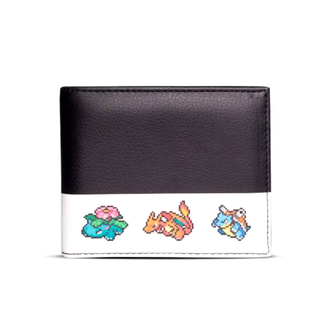 Pokémon - Kanto Pixel Evolution (Blastoise, Venusaur & Charizard) - Bifold Wallet (DIFUZED)