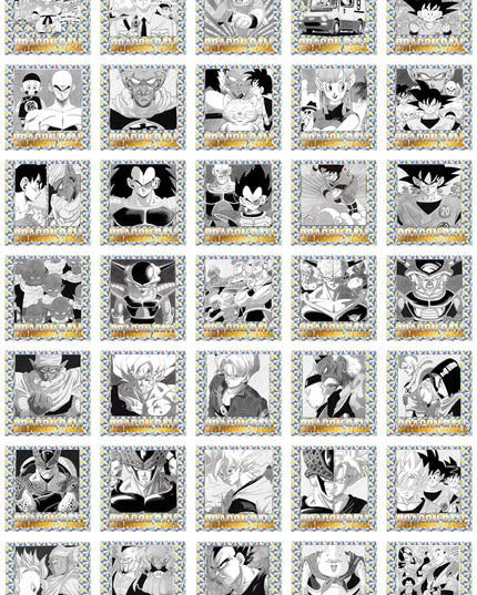 Dragon Ball - 40th Anniversary Original Illustration Sticker & Chocolate Wafer (BANDAI)
