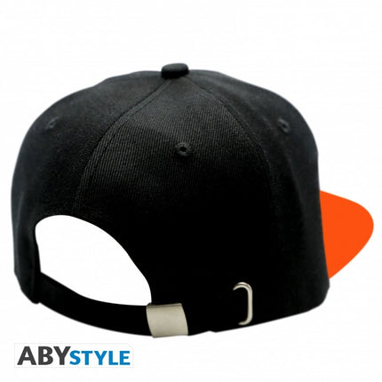 Naruto Shippuden - Snapback Cap - Black & Orange - Konoha (ABYSTYLE ABYCAP018)