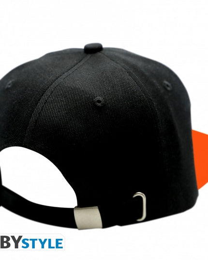 Naruto Shippuden - Snapback Cap - Black & Orange - Konoha (ABYSTYLE ABYCAP018)