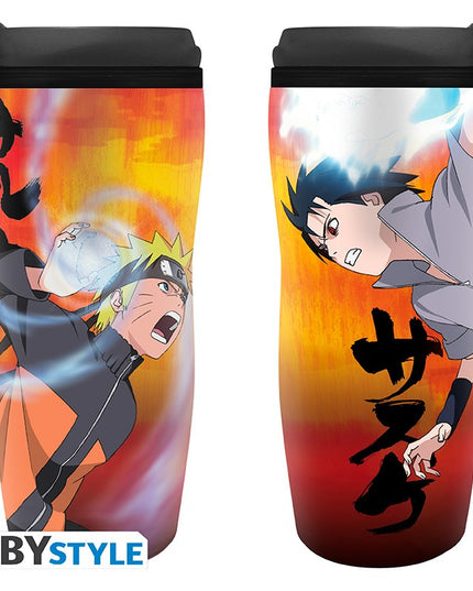 Naruto Shipudden  - Naruto vs Sasuke Travel Mug (ABYTUM54)