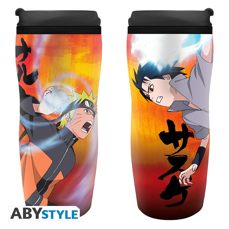 Naruto Shipudden  - Naruto vs Sasuke Travel Mug (ABYTUM54)