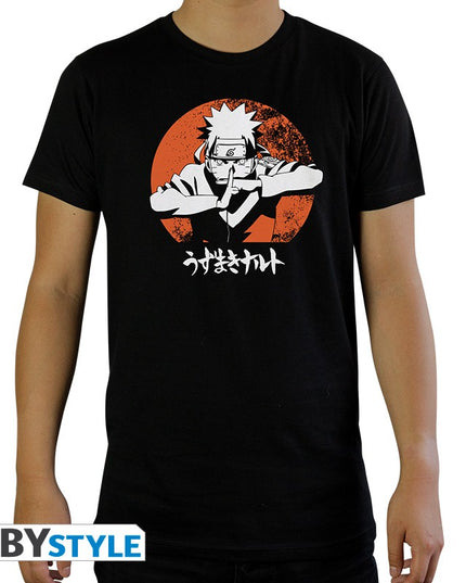 Naruto Shippuden - Tshirt "Naruto" man SS black (ABYTEX631)