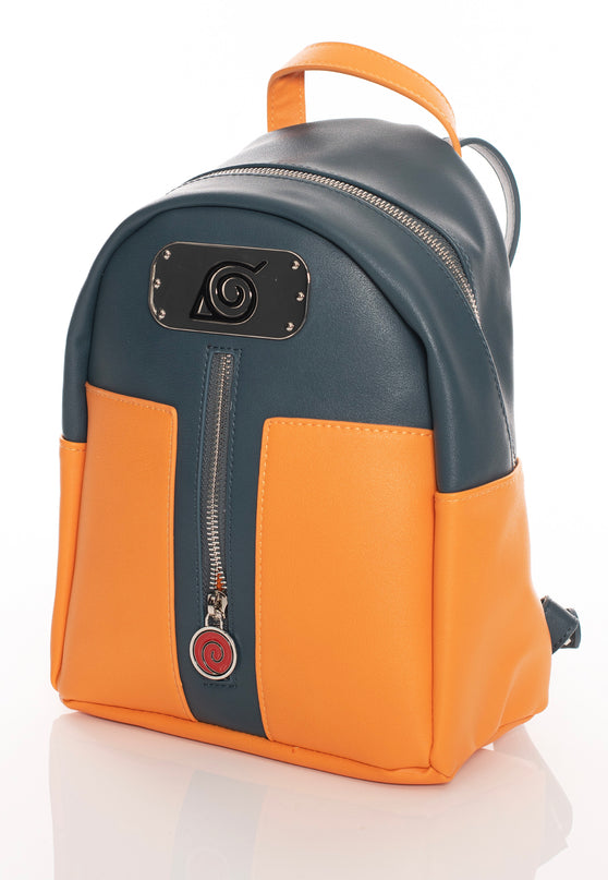Naruto - Naruto Mini Backpack with Metal Leaf Motif Badge