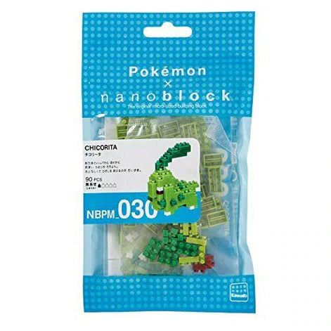 Pokemon x Nanoblock  -  Chikorita (KAWADA NBPM030)