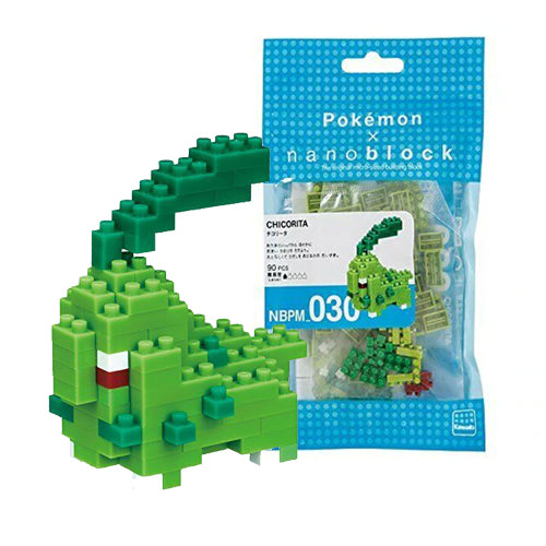 Pokemon x Nanoblock  -  Chikorita (KAWADA NBPM030)