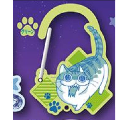 Nights with a Cat - Neko Acrylic Carabiner Clips (PEANUTS CLUB)