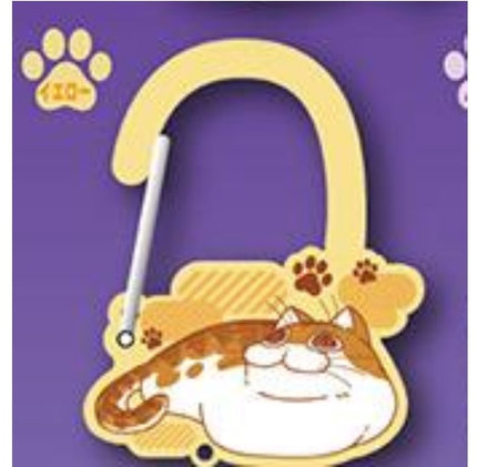 Nights with a Cat - Neko Acrylic Carabiner Clips (PEANUTS CLUB)