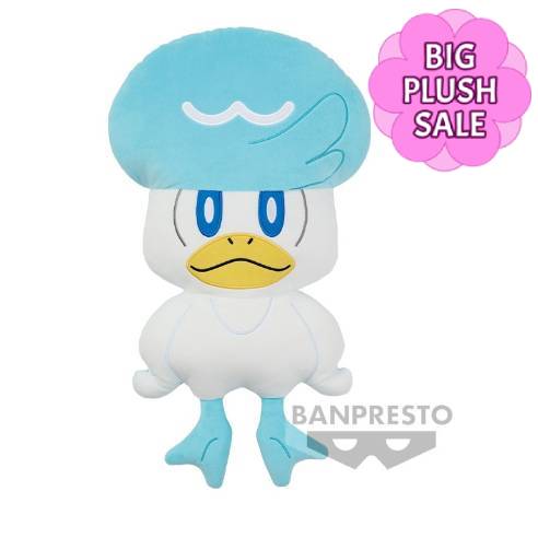 Pokemon - Quaxly Paldea Starters Pillow Plush 37cm (BANPRESTO)