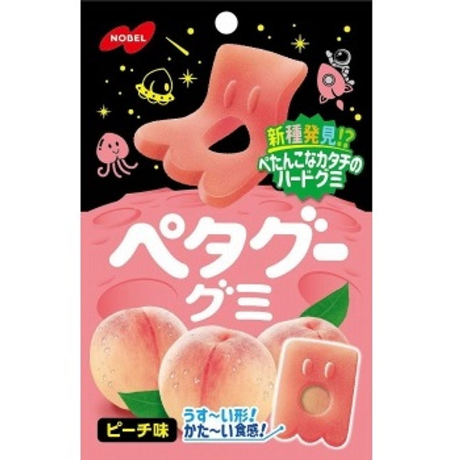 Petagu Gummy Peach 50g (NOBEL JAPAN)