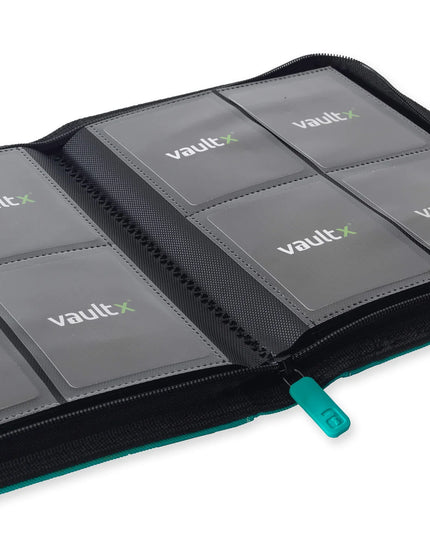Vault X  - Exo-Tech Zip Binder 4 Pocket - TEAL