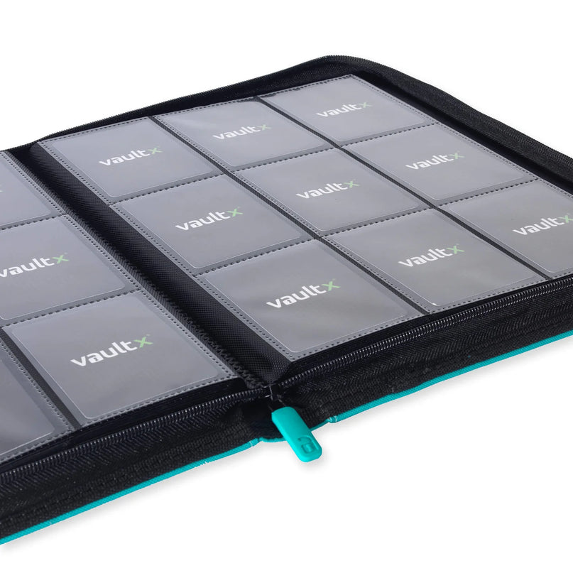 Vault X  - Exo-Tech Zip Binder 9 Pocket - TEAL