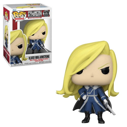 CLEARANCE - Full Metal Alchemist Brotherhood - Olivier Mira Armstrong (1178) POP Vinyl Figure (FUNKO) Statue