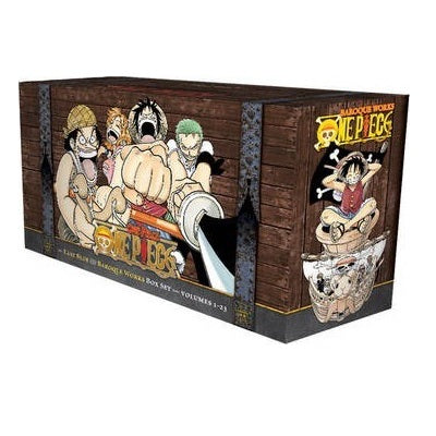 One Piece Box Set 1- East Blue and Baroque Works - Volumes 1-23 with Premium Manga Books