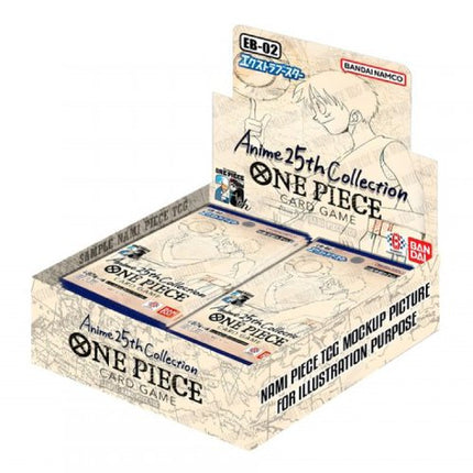 RELEASE 9th May 2025: One Piece TCG - Anime 25th Collection EB-02 Booster Box (24 Packs)