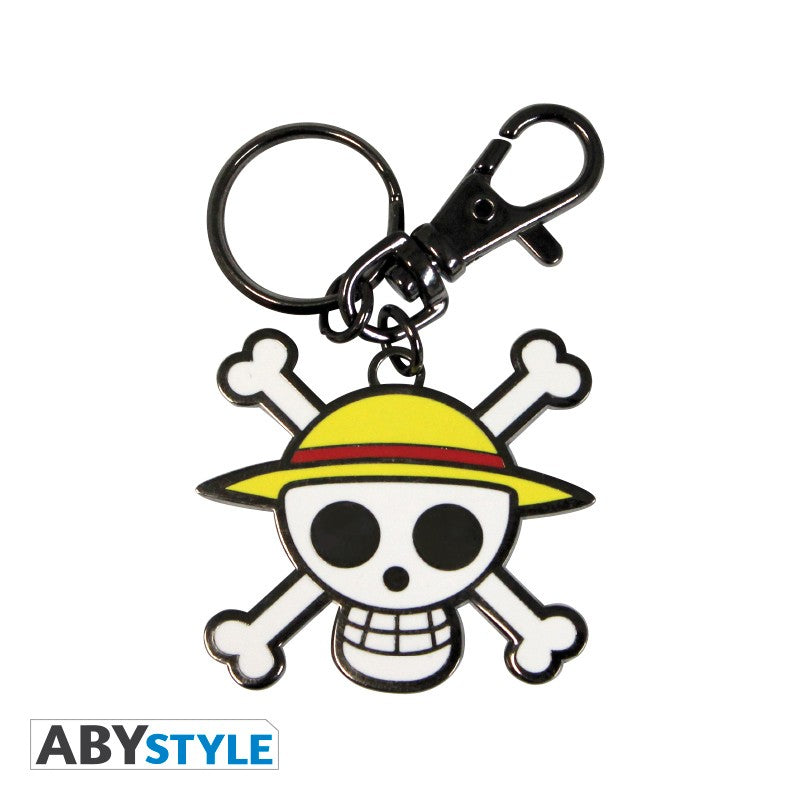 One Piece - Luffy Skull Metal Keychain (ABYSTYLE)