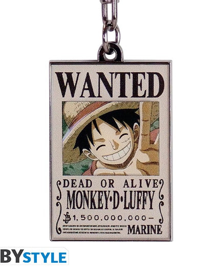 One Piece - Wanted Luffy Metal Keychain (ABYKEY390)