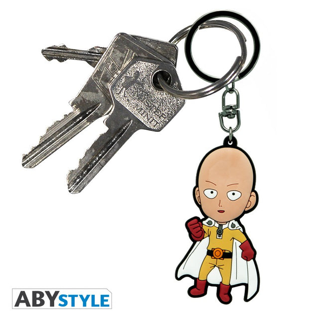 One Punch Man - Saitama Die-Cut Keychain (ABYKEY333)