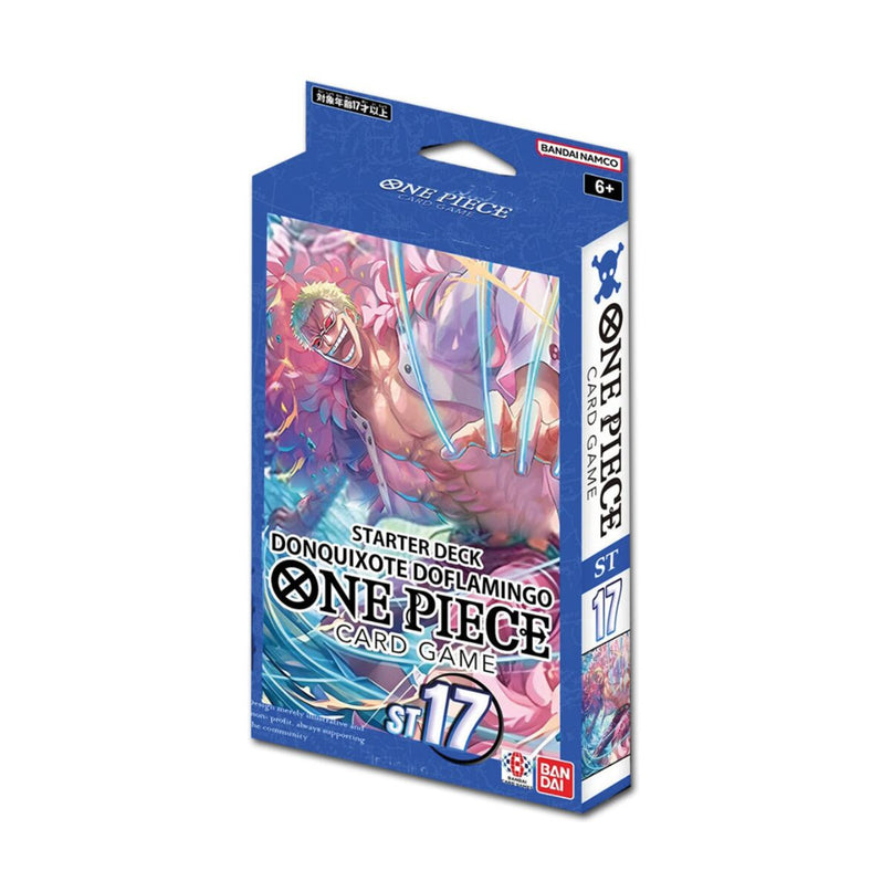 RELEASE 25th October 2024: One Piece TCG: Starter Deck - Blue Donquixote Doflamingo  (ST-17)