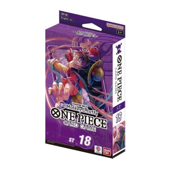 RELEASE 25th October 2024: One Piece TCG: Starter Deck - Purple.Monkey.D.Luffy  (ST-18)