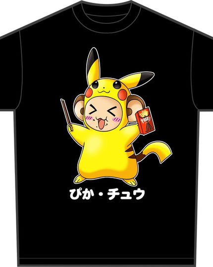 TokyoToys Exclusive Fashion - 'Pikachew' T-Shirt (Pikachu Cosplay Coco Monkey)