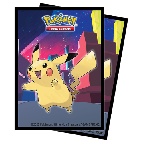 Pokémon Pikachu neon city Ultra Pro Standard Deck Protector Sleeves - Ultra Pro