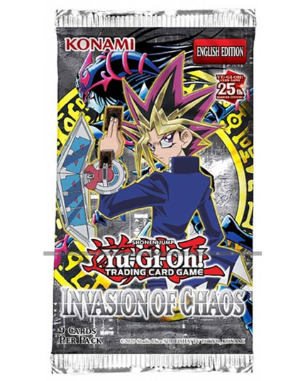 Yu-Gi-Oh! TCG - Invasion of Chaos Single Booster Pack (9 Cards)
