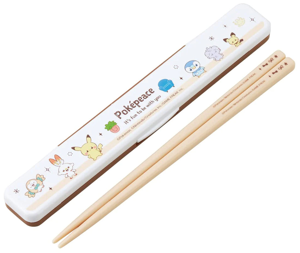 Pokemon Chopsticks with Case Set PokePeace 18cm