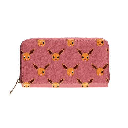 Pokemon - Eevee AOP Zip Around Wallet Purse (DIFUZED)