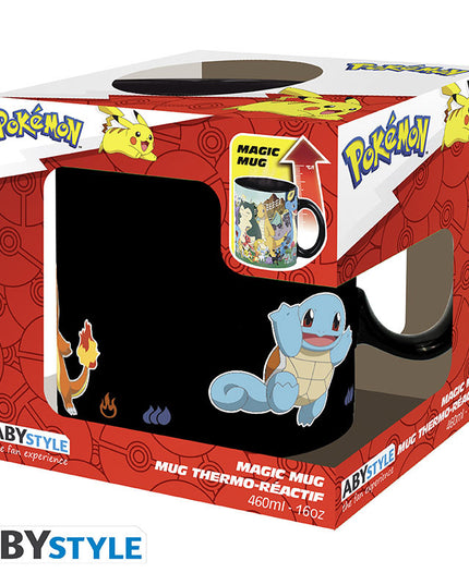 Pokemon - Kanto Starters Evolution Heat Change Mug 460ml (ABYSTYLE)