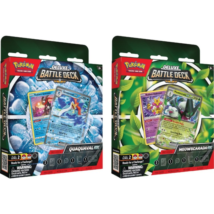 Pokemon TCG - Quaquaval EX / Meowscarada EX Deluxe Battle Deck