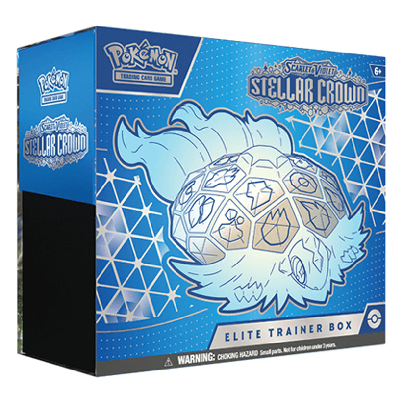 RELEASE 13th SEPTEMBER 2024: Pokemon TCG - Scarlet & Violet 7 Stellar Crown Elite Trainer Box