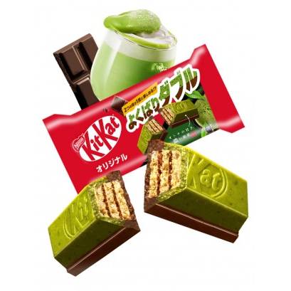 KitKat Matcha and Chocolate Duo Flavour SINGLE (NESTLE)