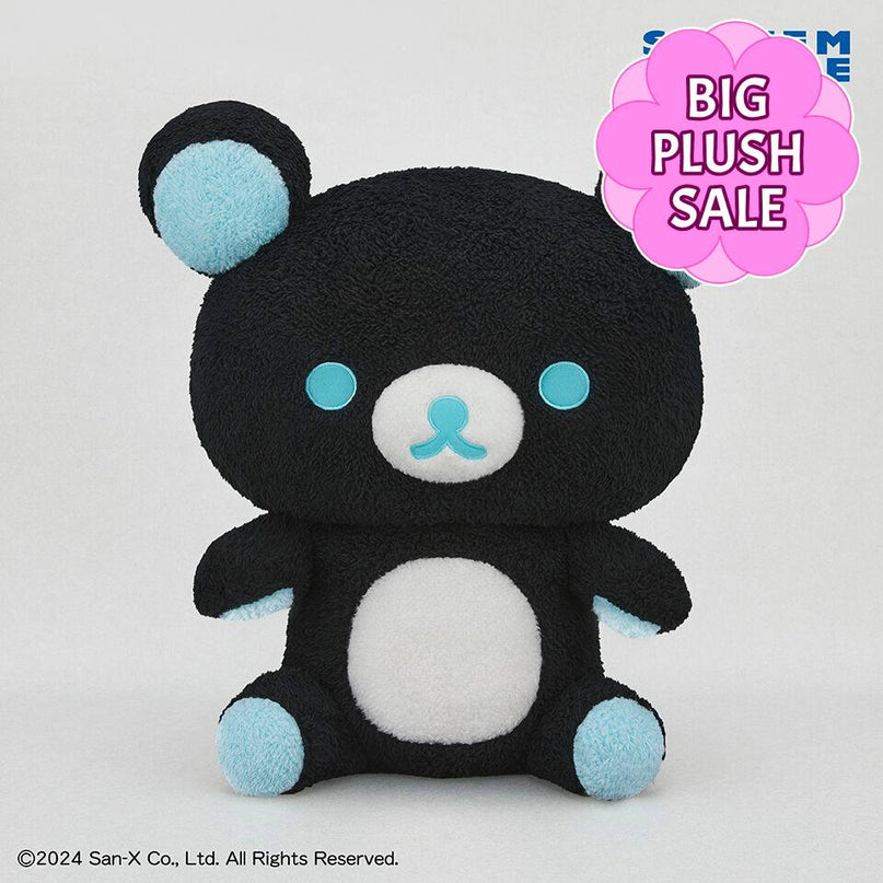 San-X - Rilakkuma Black and Blue Big Plush 37cm (SYSTEM SERVICE)