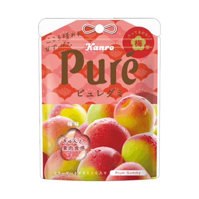 Kanro - Puré Gummy Plum Flavour 56g
