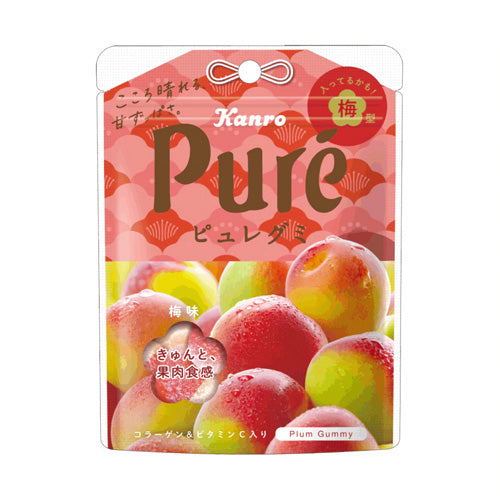 Kanro - Puré Gummy Plum Flavour 56g
