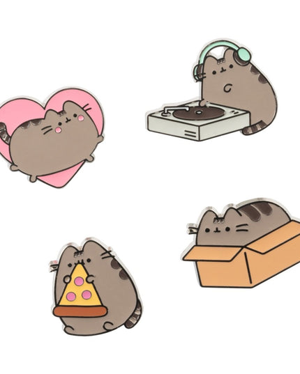 Pusheen - Set of 4 Pins (ERIK)