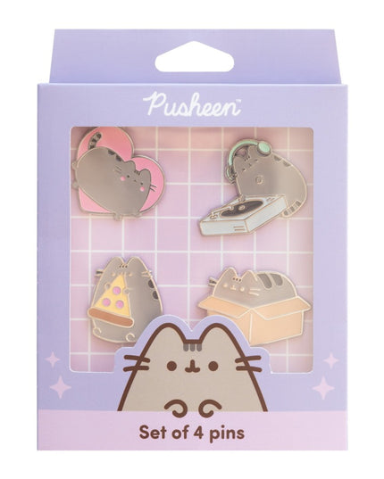 Pusheen - Set of 4 Pins (ERIK)
