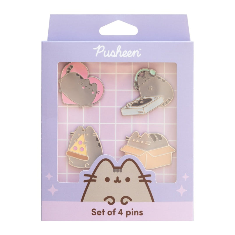 Pusheen - Set of 4 Pins (ERIK)