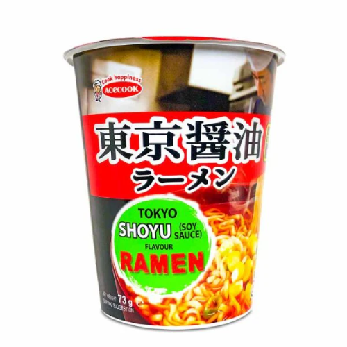 Tokyo Shoyu (Soy Sauce) Flavour - Instant Ramen Cup (73g) (ACECOOK IPPIN)