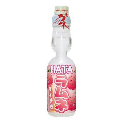 Hatakosen Lychee Ramune Soda, 200 ml