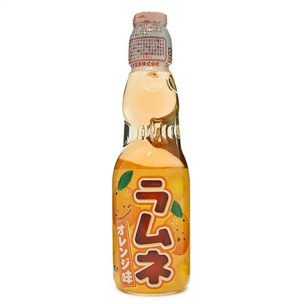 Hatakosen Orange Ramune Soda, 200 ml