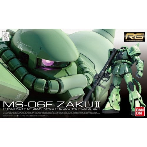 1/144 RG - MS-06F Zaku II - Gundam Model Kit (BANDAI)TokyoToys